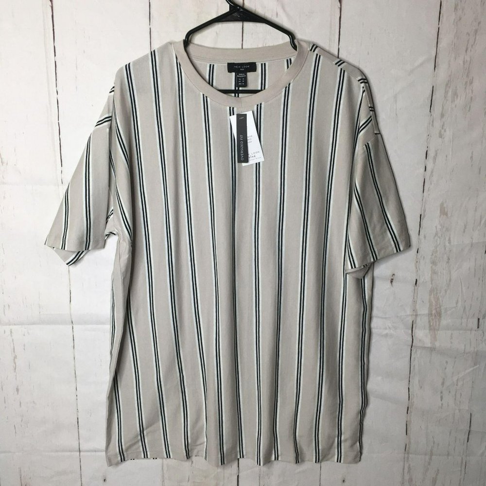 New Look Men Oversized Tee SS M NWT